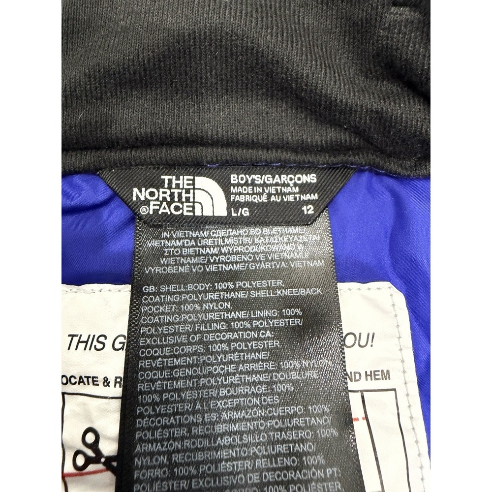 The North Face Boy Ski Winter Hy Vent Pants Ez Grow Purple L 12 - Picture 6 of 6